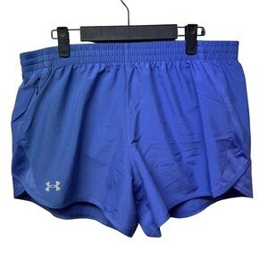 Purple Under Armour Women's Loose Fit Running Shorts - Size Large